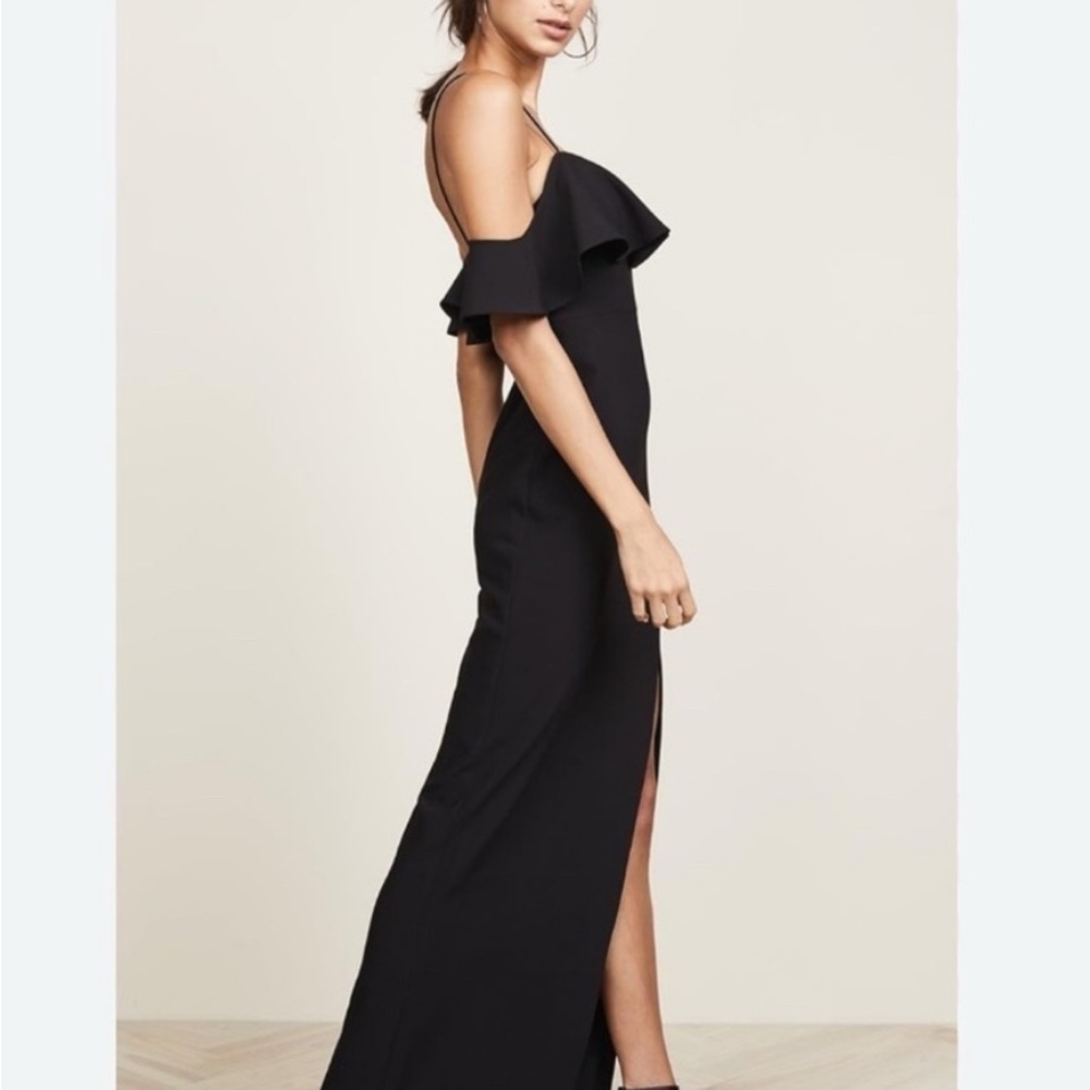 Likely Black One Shoulder Dress